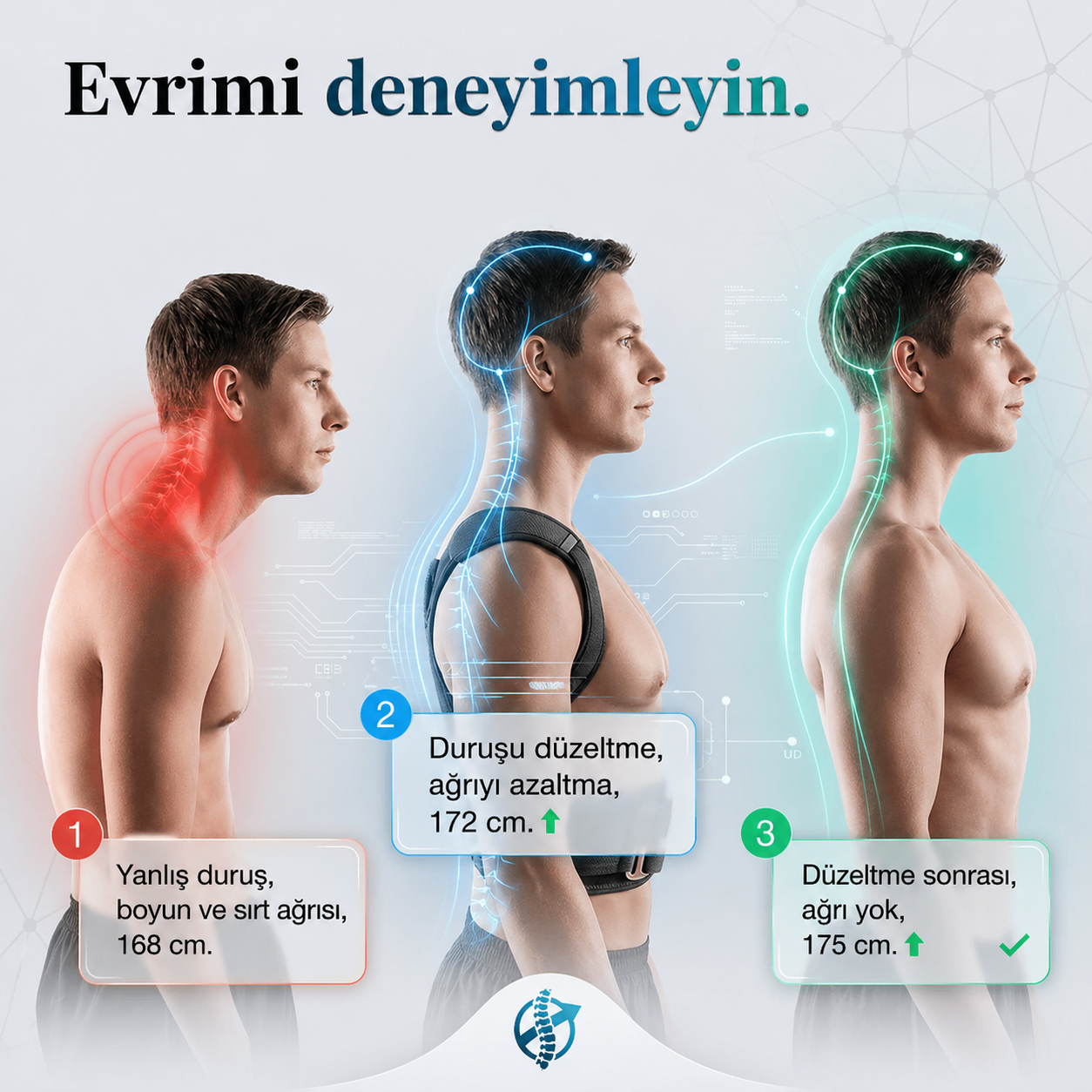 Akıllı Dik Duruş Korsesi