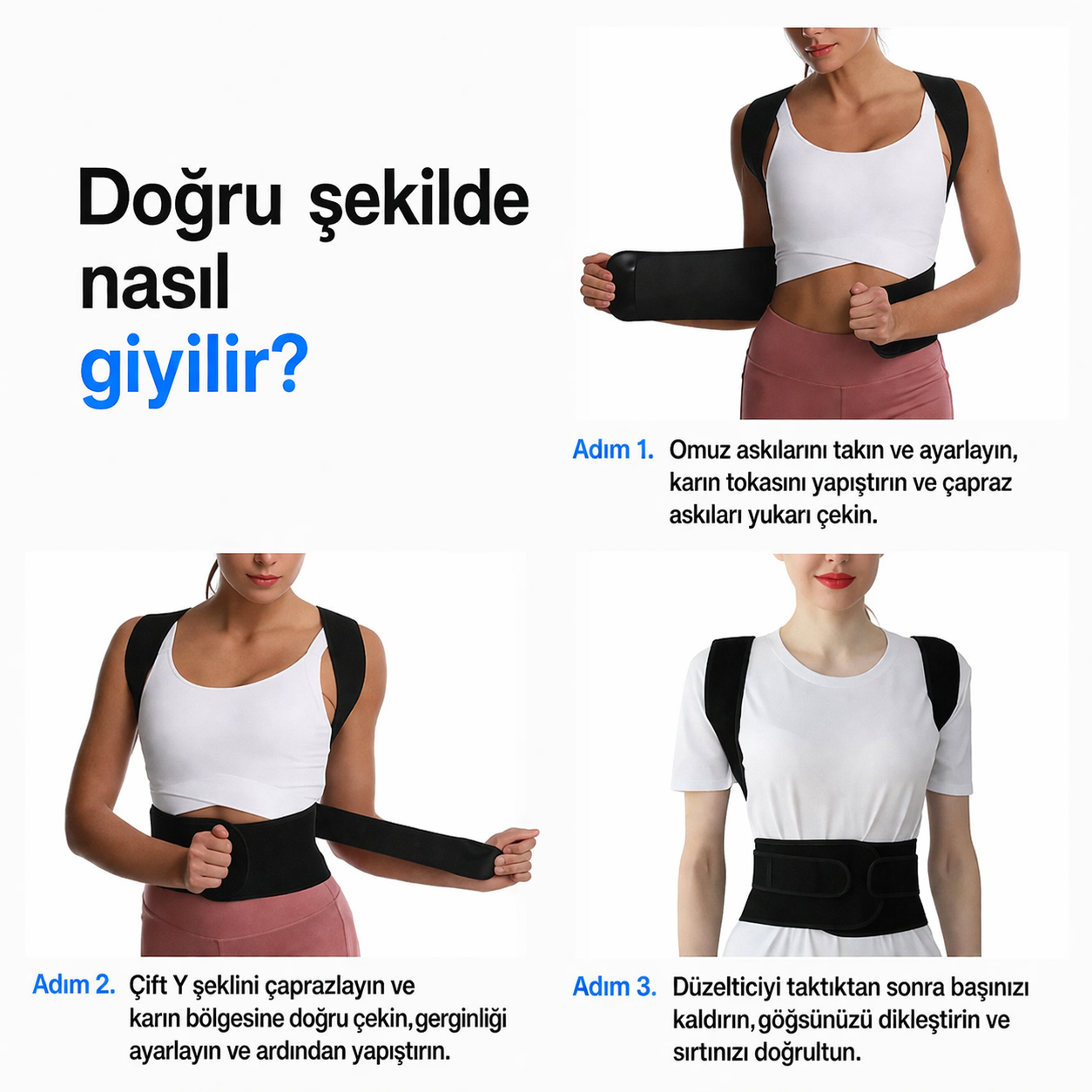 Akıllı Dik Duruş Korsesi